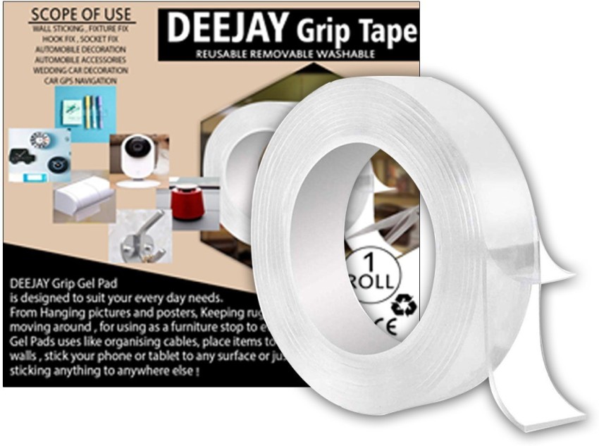 Scotch Nano-tape Double Sided Adhesive Tape No Trace Reusable Waterproof  Anti-slip Tape Wall Glue Gadgets Home