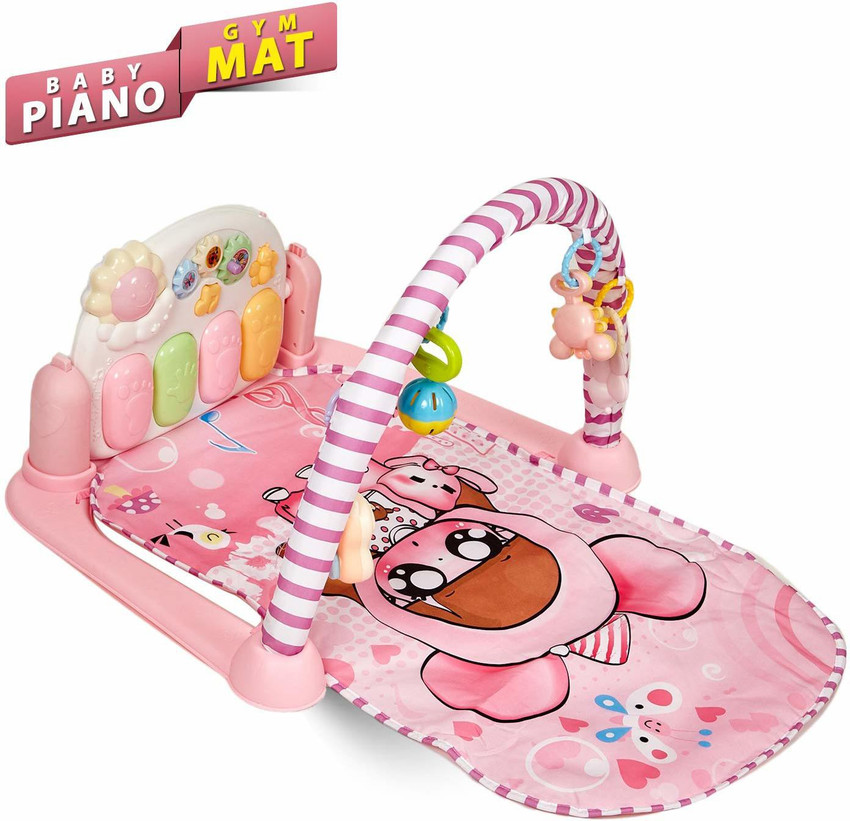 Skylofts Pink Baby Gym Musical Play Mats for Baby Kick and Play