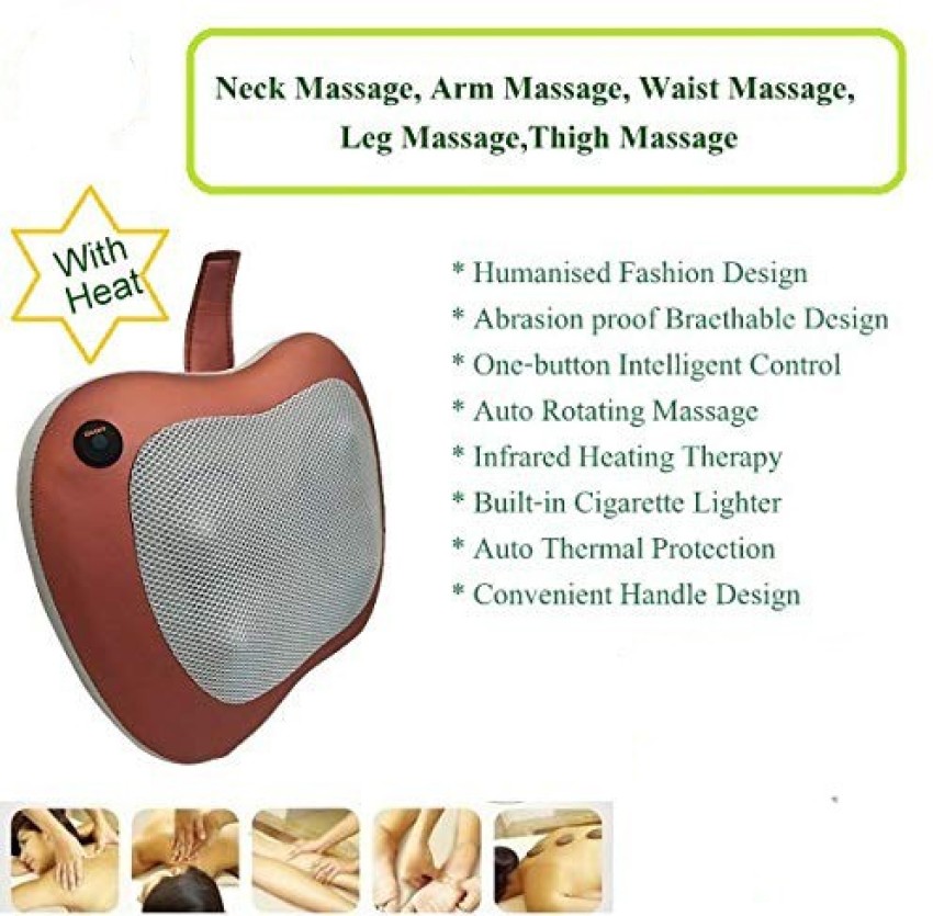 Massager Neck Car Home Cervical Massage Neck Back Waist Body Electric  Multifunctional Massage Pillow Arm Foot Infrared Heated - Ex And Next