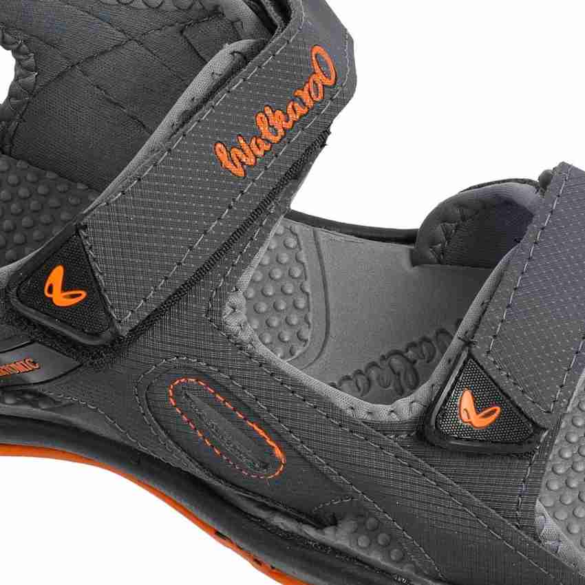 WALKAROO Men Grey Sports Sandals Buy WALKAROO Men Grey Sports