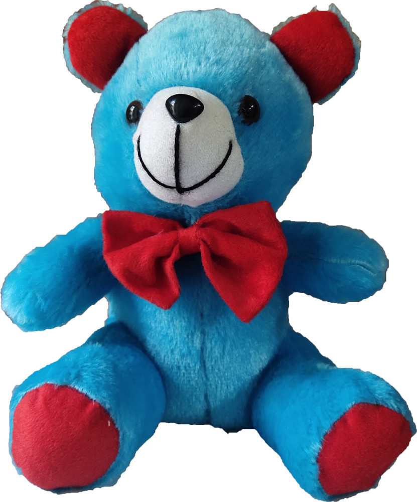 Red and blue teddy bear outlet