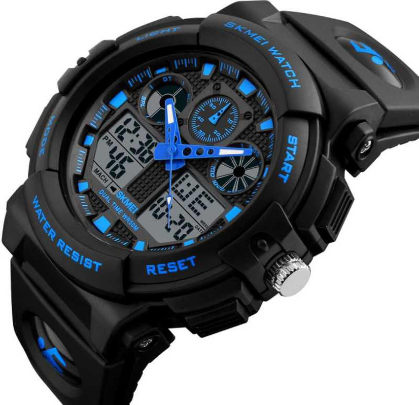 SKMEI 1270 blue Analog Digital Watch For Boys Buy SKMEI 1270