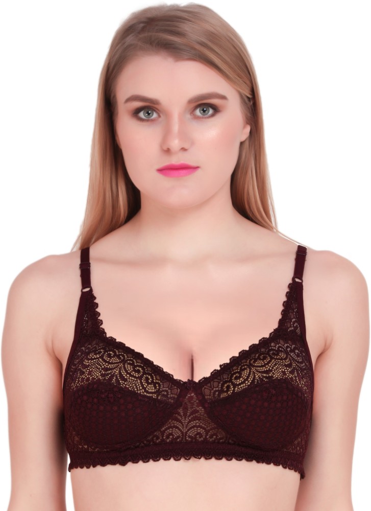 Buy Stylish Fancy Designer Net Solid Bras For Women Pack Of 3 Online In  India At Discounted Prices