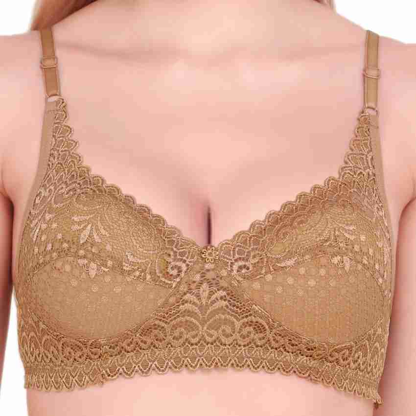 Fashion Frill Bras For Women Non-Padded Non-Wired Net Bra For Girls (Pack  of 2) (Beige,Maroon) Women Full Coverage Non Padded Bra - Buy Fashion Frill  Bras For Women Non-Padded Non-Wired Net Bra