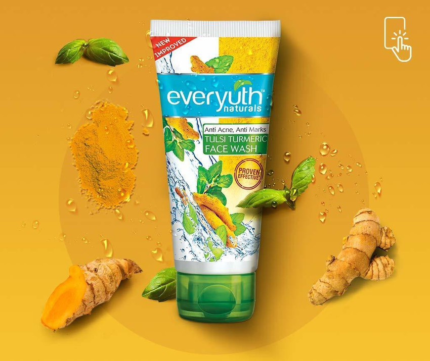Everyuth tulsi outlet turmeric face wash