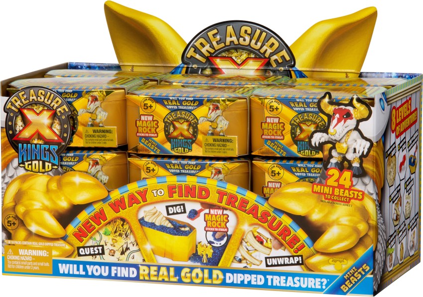 Treasure X King's Gold - Mini Beast Pack for Kids 5+ & Above - King's Gold  - Mini Beast Pack for Kids 5+ & Above . Buy Mini Beast toys in India.