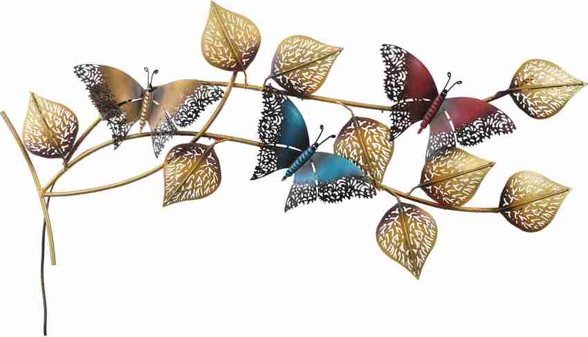 Dancing Butterflies II Metal Wall Art
