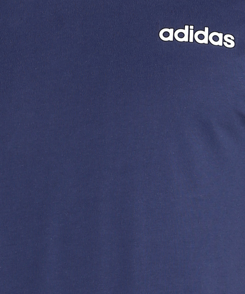 ADIDAS Solid Men Round Neck Dark Blue T-Shirt - Buy ADIDAS Solid Men Round  Neck Dark Blue T-Shirt Online at Best Prices in India | Flipkart.com