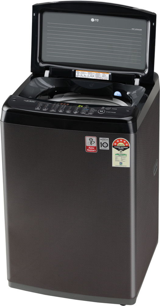 LG 6.5 kg Fully Automatic Top Load Washing Machine Black Brown Price in India Buy LG 6.5 kg Fully Automatic Top Load Washing Machine Black Brown online at Flipkart