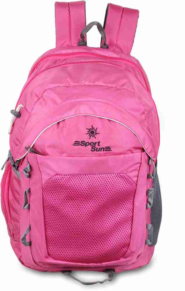 Sport Sun Tetron Pink Backpack 40 L Laptop Backpack Pink Price