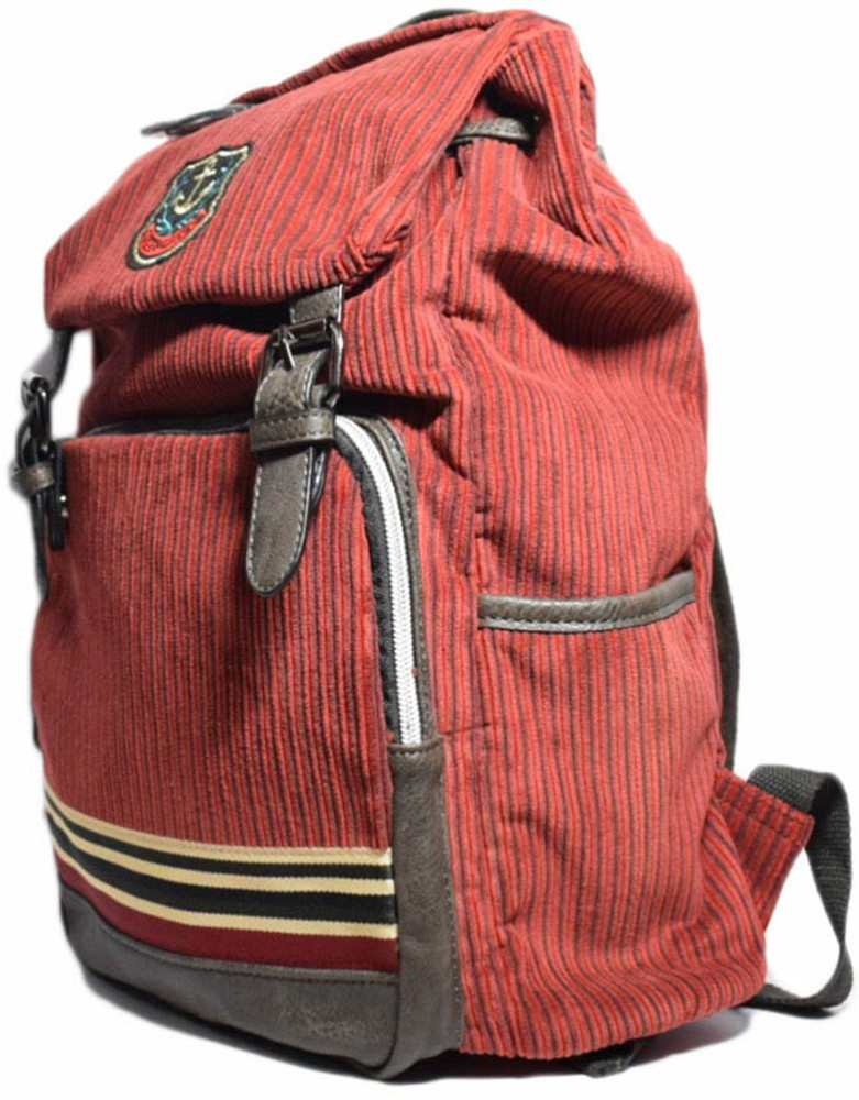 Flipkart BORSETTA Girls Red Velvet Backpack Backpack Backpack