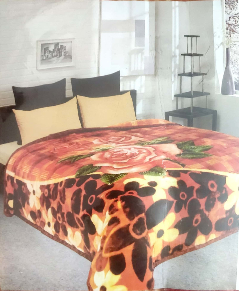 Raymond Home Floral Double Mink Blanket for Heavy Winter Buy