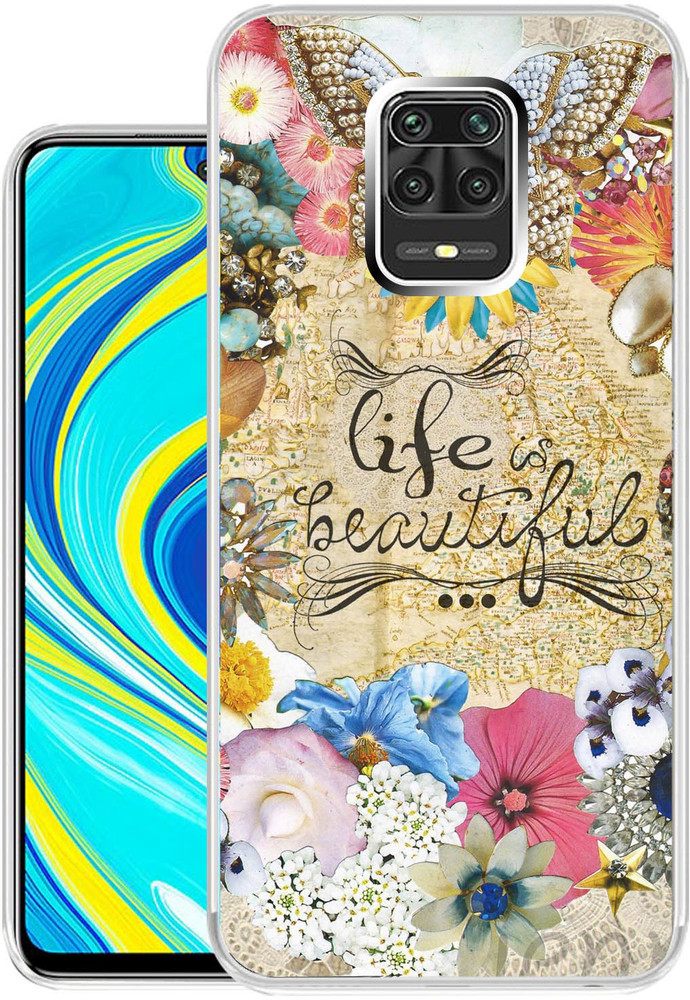 Redmi note 9 pro on sale back cover flipkart