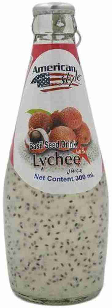 American Style Basil Drink Seed with Lychi 300 ml Pack of 2 Price