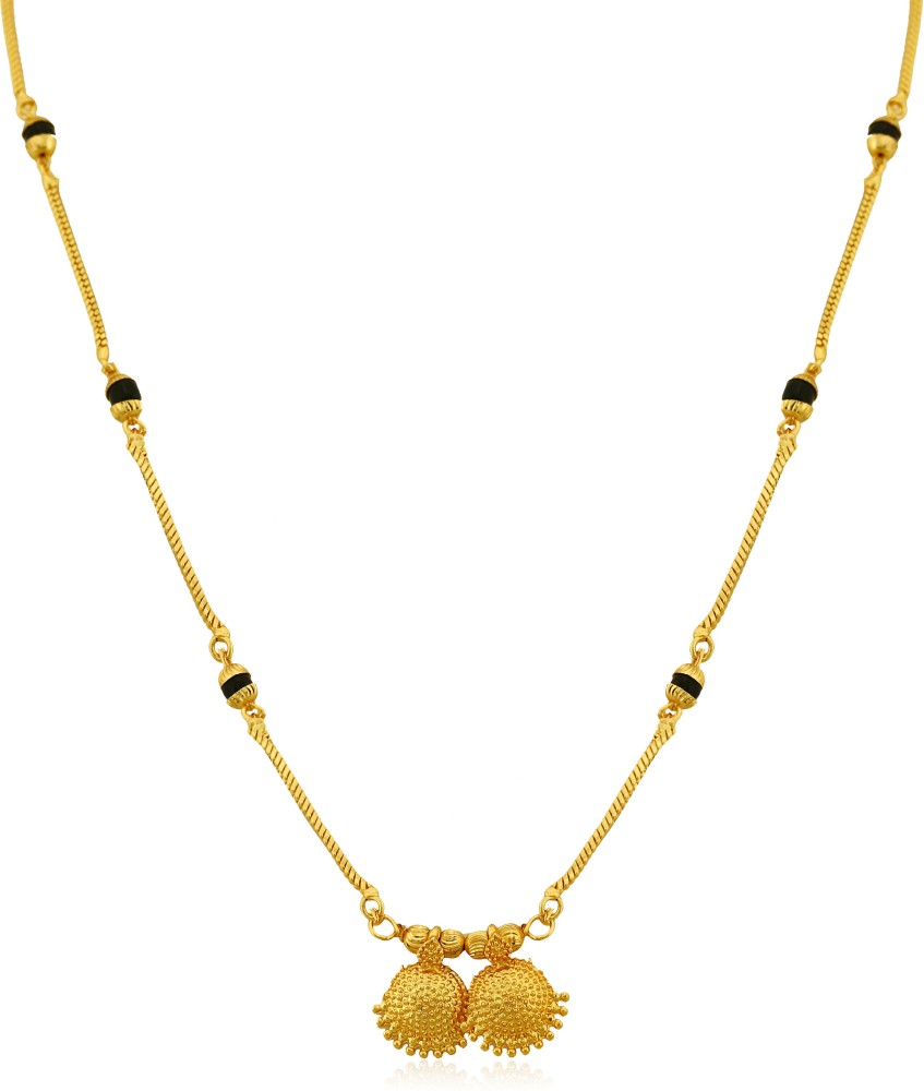 Single chain gold sale mangalsutra with price