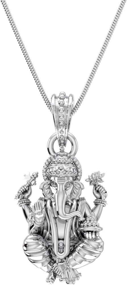 Ganesh ji sales silver locket