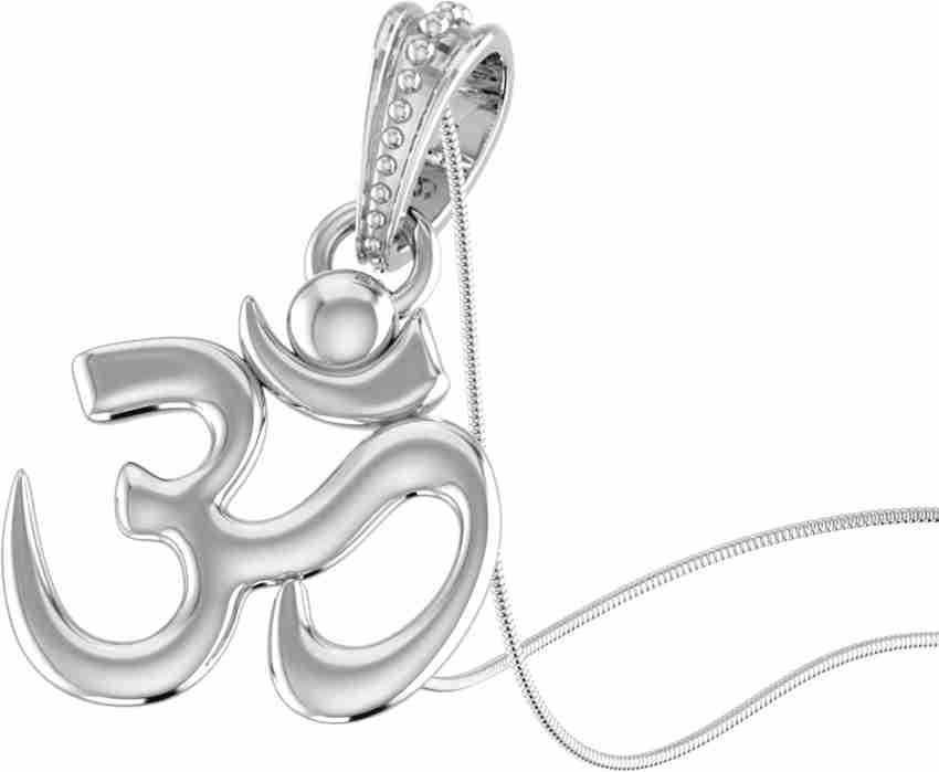 Silver om on sale pendant price