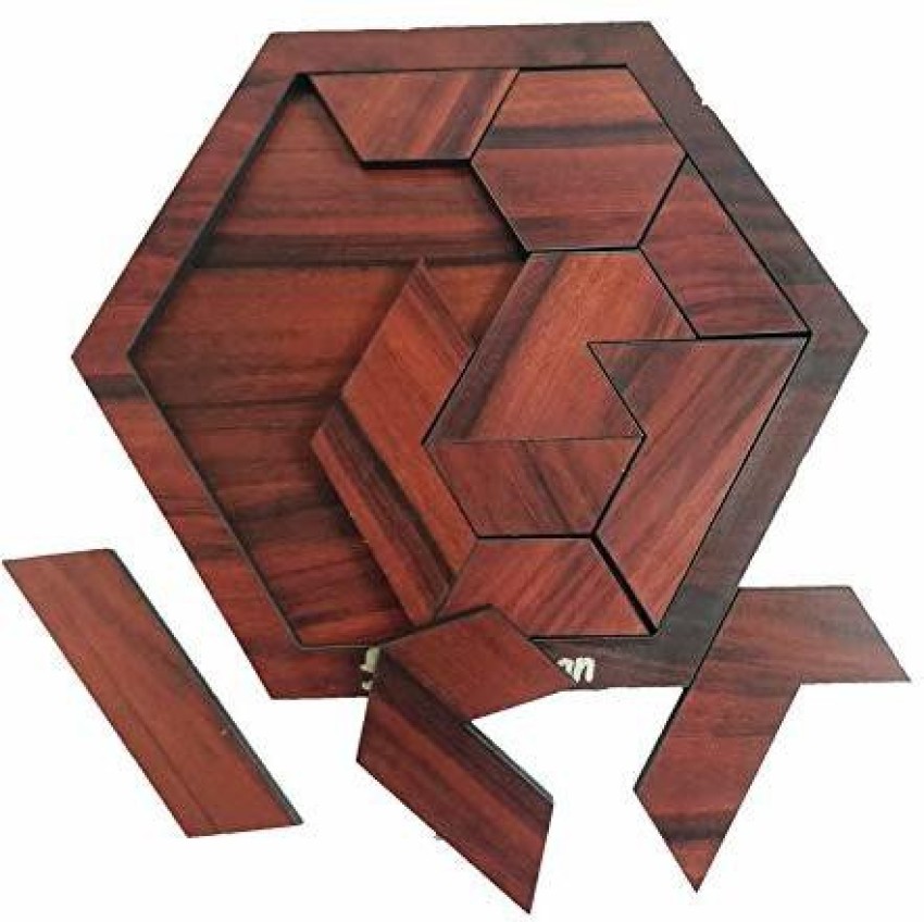  Wooden Puzzles for Kids Adults - Kids Puzzles Hexagon