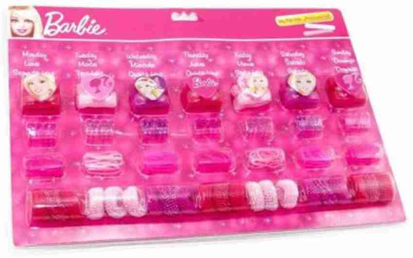 Barbie hair accessories store set