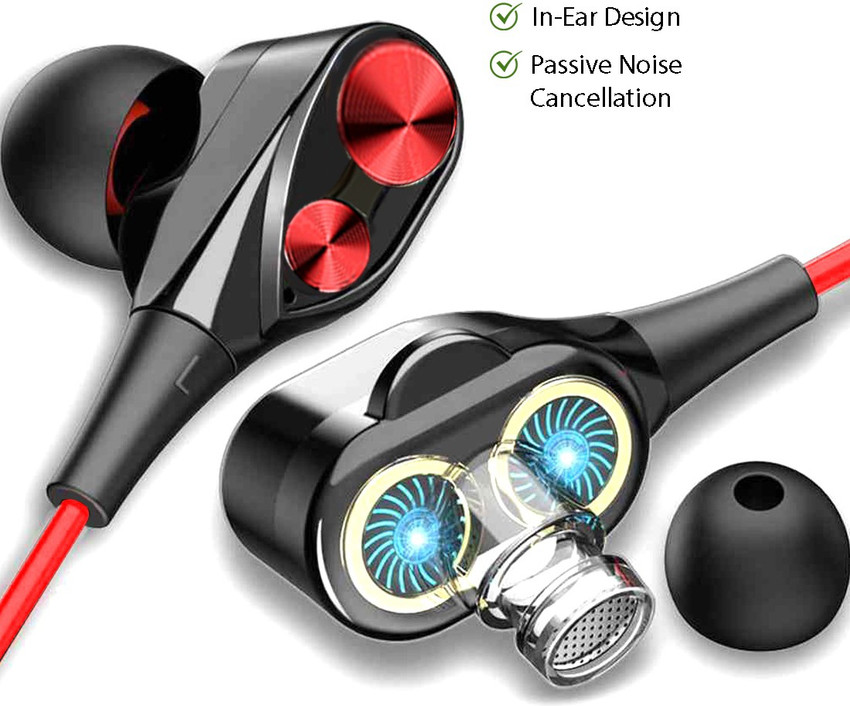PTron Boom Duo Dual Driver Wired Price in India Buy PTron Boom Duo Dual Driver Wired Online PTron Flipkart
