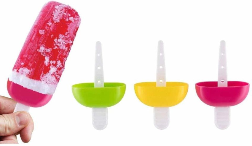 Buy SEVRIZ Plastic Ice Tray Candy Maker Kulfi Maker/Set with 6