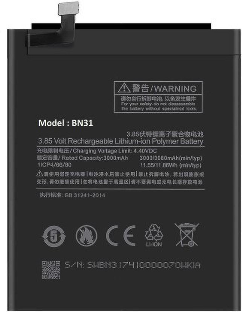 Mi y1 battery price hotsell