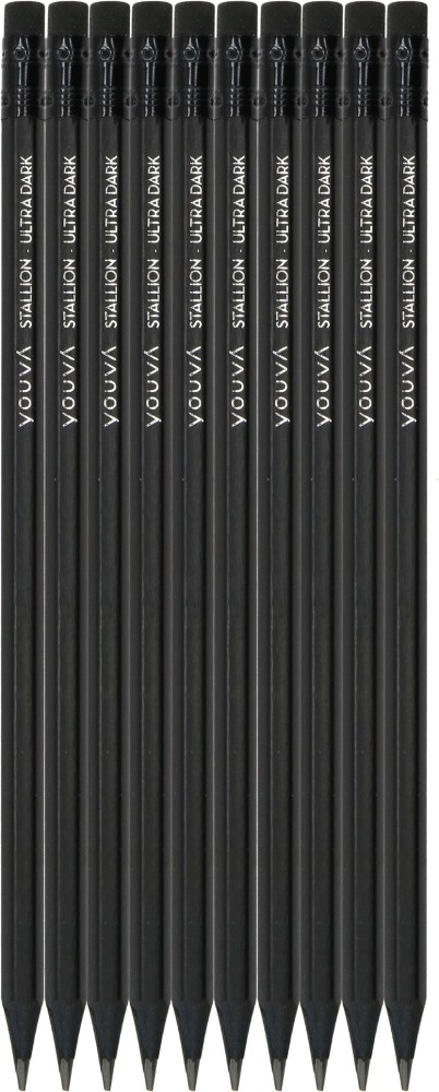 Buy Navneet Youva - Stallion Pencils, Full Black & Bonded Online at Best  Price of Rs 150 - bigbasket