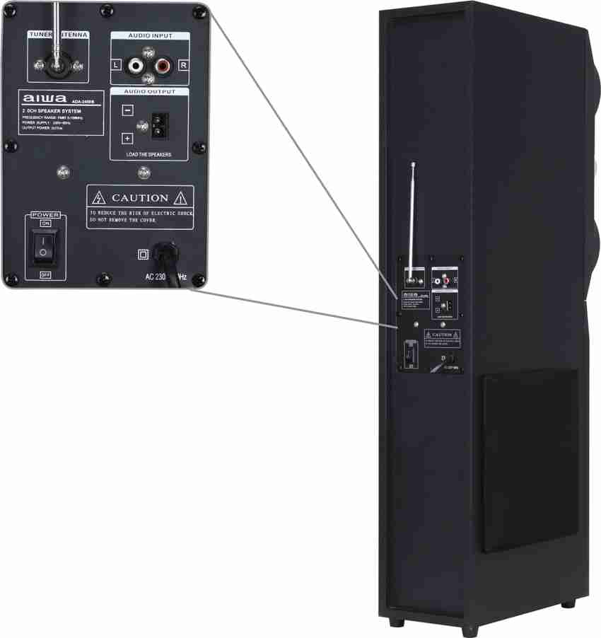 Aiwa 1000 watt music system speakers hot sale