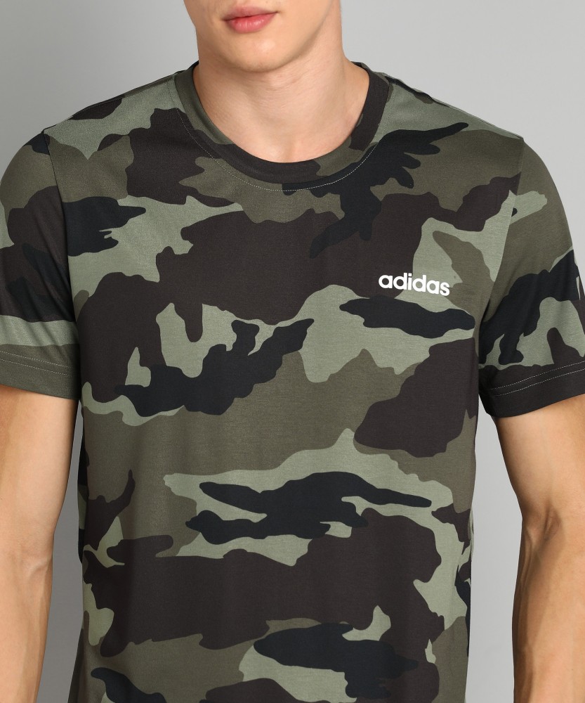 Adidas t outlet shirt military