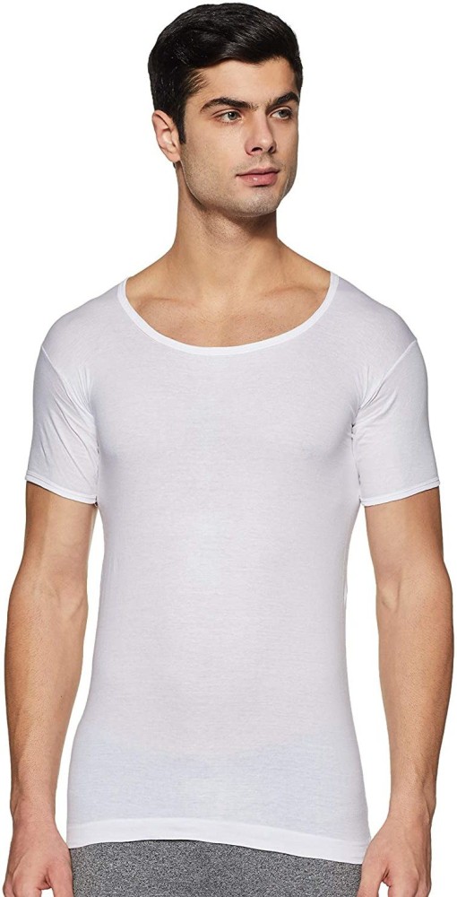 Rupa Jon Men's Round Neck Half Sleeves Vest White – Online Shopping site in  India