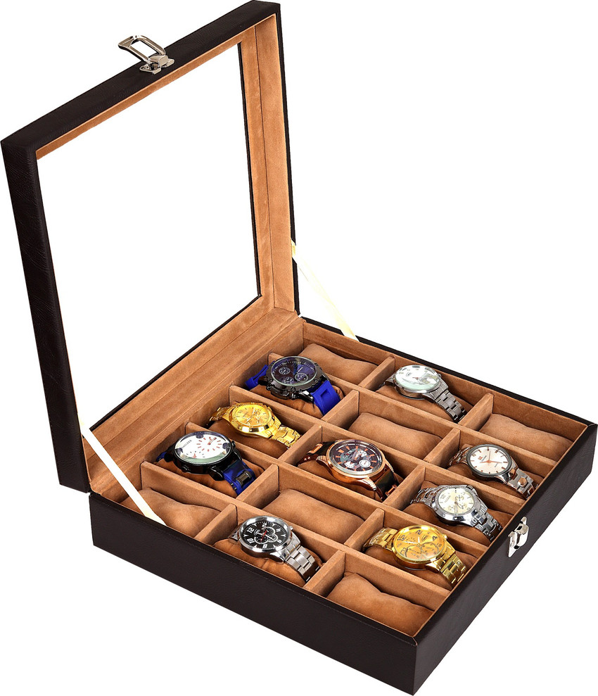 15 slot shop watch box