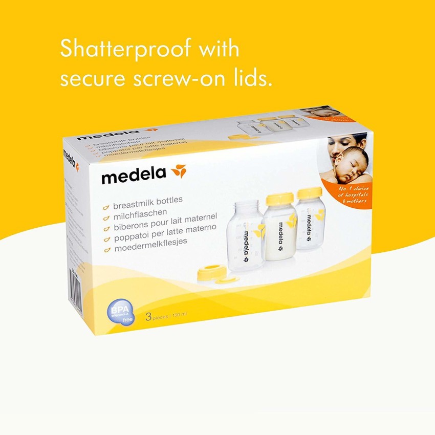 Medela - Breastmilk Storage Bottle 150ml (3pcs) *BPA FREE* BEST BUY