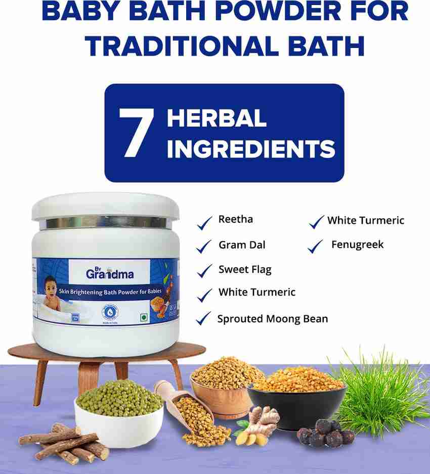Skin whitening bath powder for best sale babies
