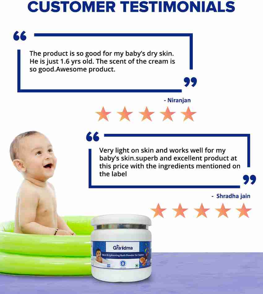 Skin whitening bath powder for babies sales