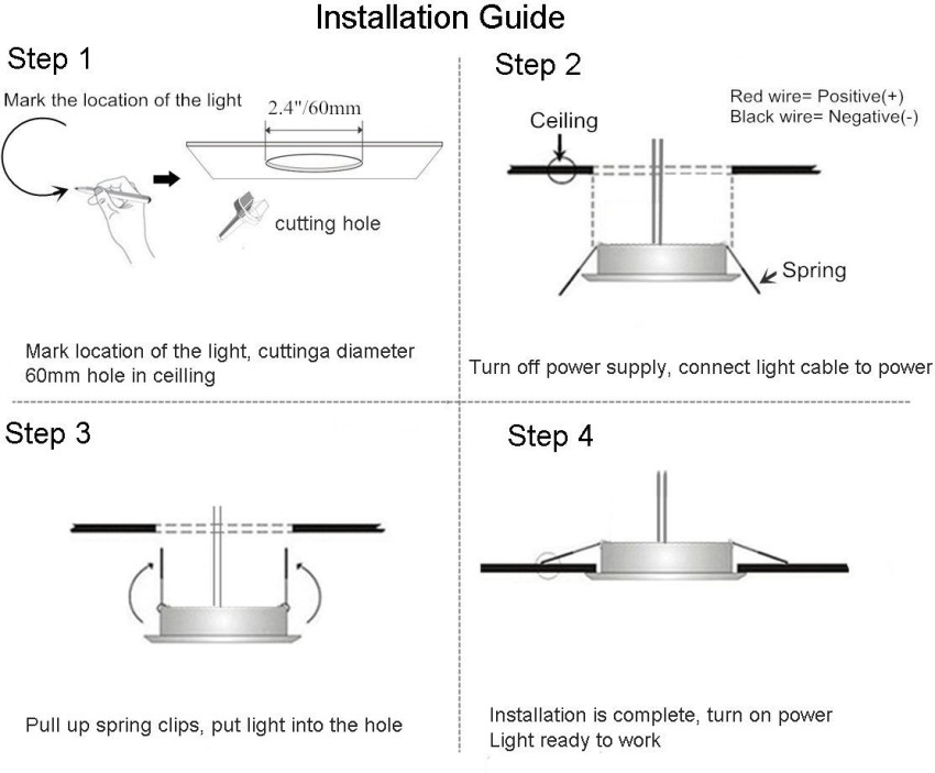 Wipro false ceiling on sale lights 6w