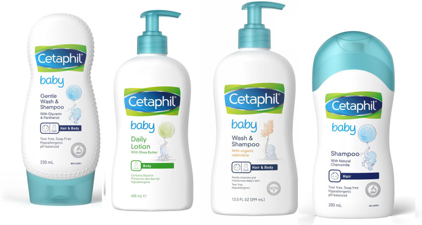Cetaphil New Born Baby Bath Care Combo Kit Price in India Buy