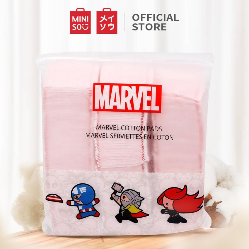 MINISO Marvel Pink Cotton Pads 180PCS for Makeup Remover Skin Care Mask -  Price in India, Buy MINISO Marvel Pink Cotton Pads 180PCS for Makeup  Remover Skin Care Mask Online In India