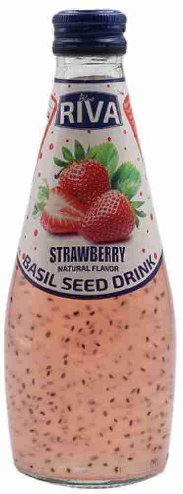 Blue Riva Basil Seed Drink with Strawberry 290 ml Pack of 6 Price