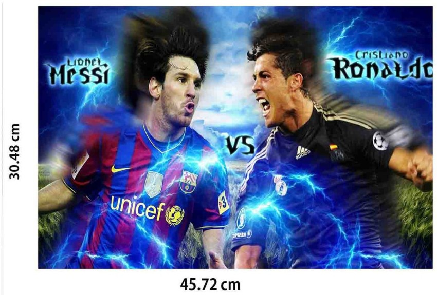 Cristiano Ronaldo and Lionel Messi Poster The Great Football Star