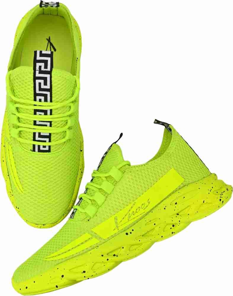 Neon colour 2024 sports shoes