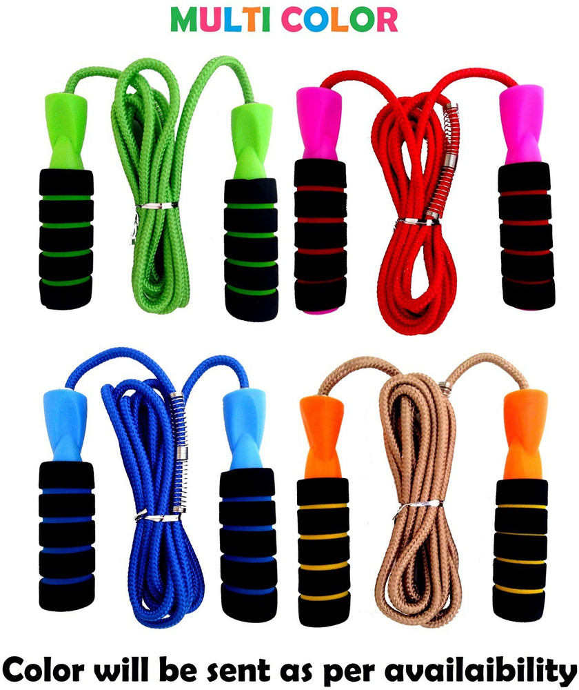 FEGSY Steel Bearing Spring Skipping Rope with Eva Foam Handle for