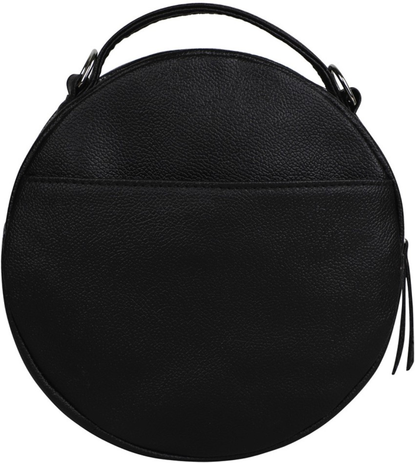 Multicoloured Patched Round Sling Bag