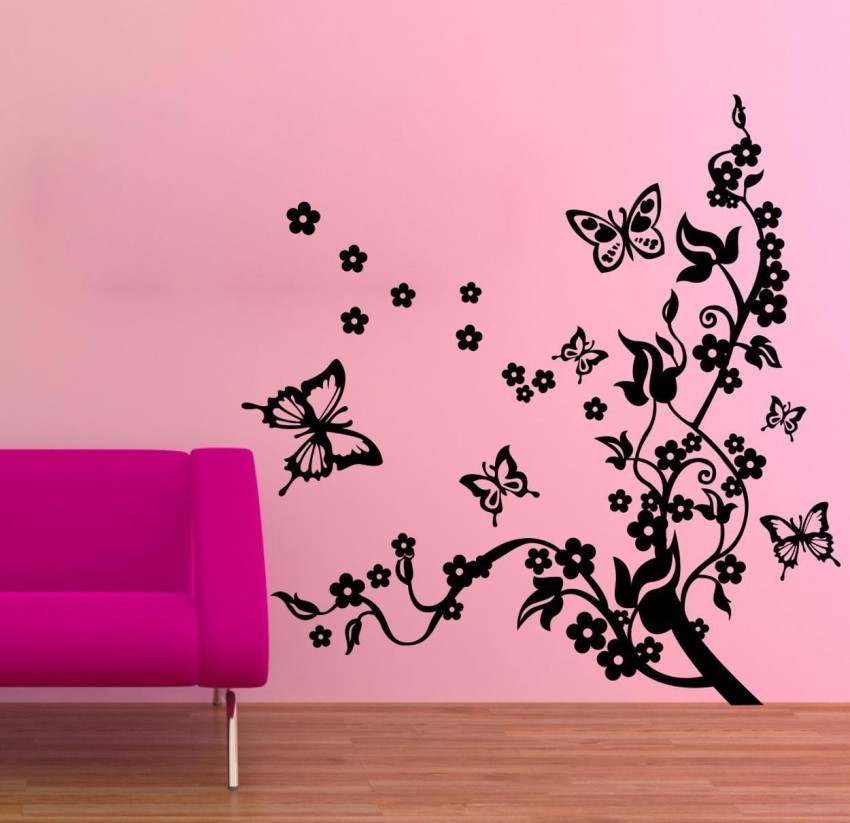 Buy Sticker Hub Love Couple Wall Stickers PVC Vinyl, (60Cm X 63Cm