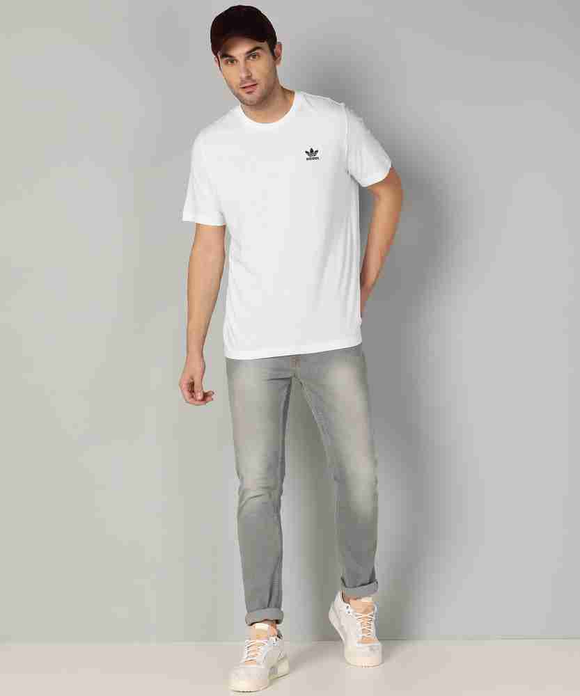ADIDAS ORIGINALS Solid Men Round Neck White T Shirt Buy ADIDAS ORIGINALS Solid Men Round Neck White T Shirt Online at Best Prices in India Flipkart