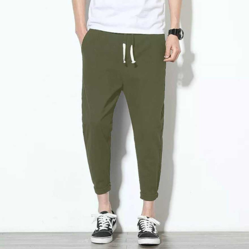 PAUSE Sport Solid Men Dark Green Track Pants Buy PAUSE Sport