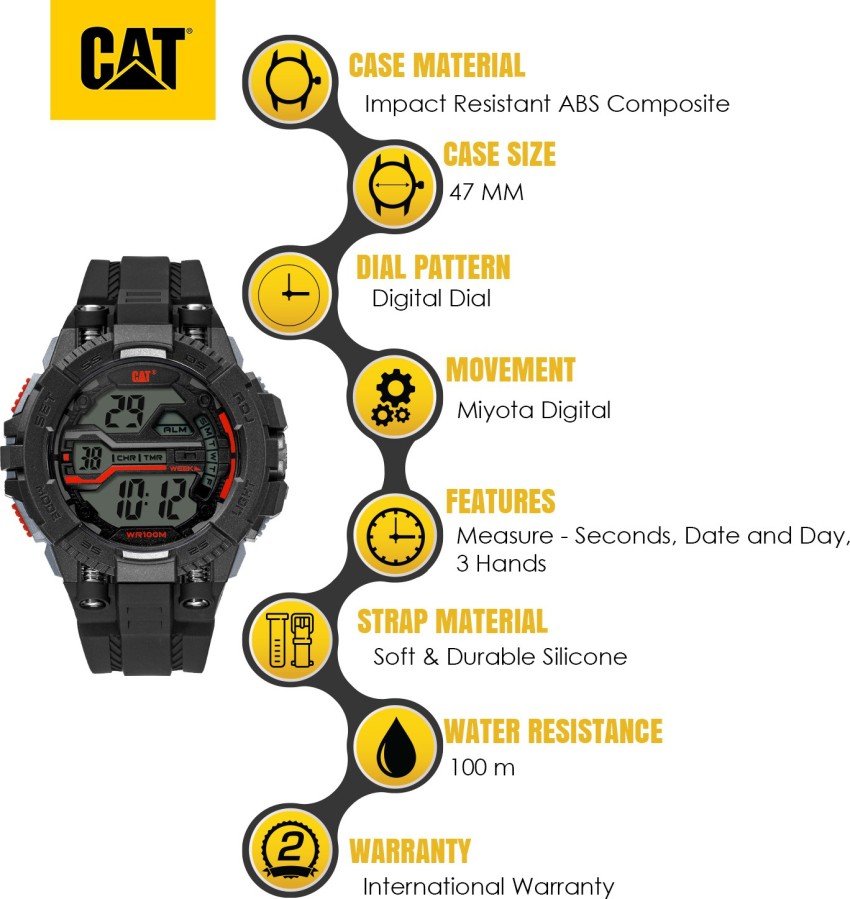 Cat bolt best sale digital watch