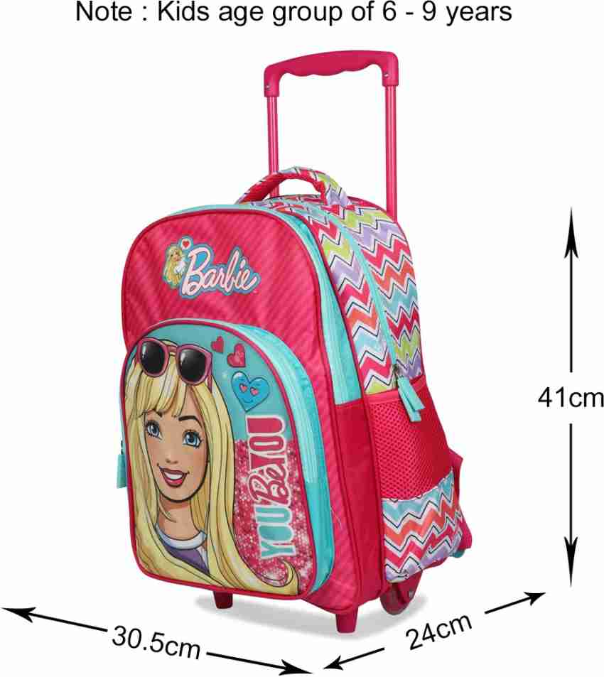 barbie trolley school bags