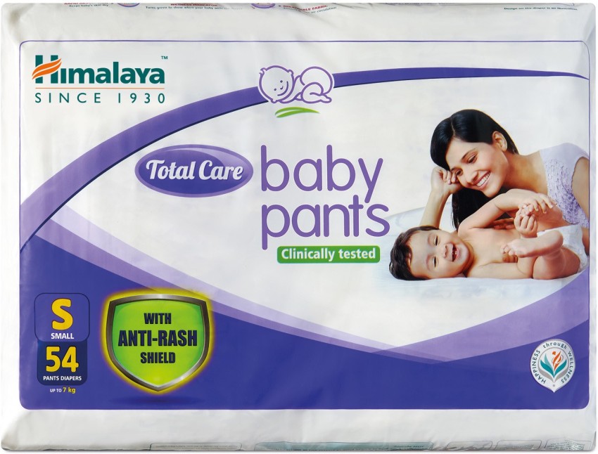 Himalaya Total Care Baby Pants Diapers Small (up to 7 Kg) 54 Diapers