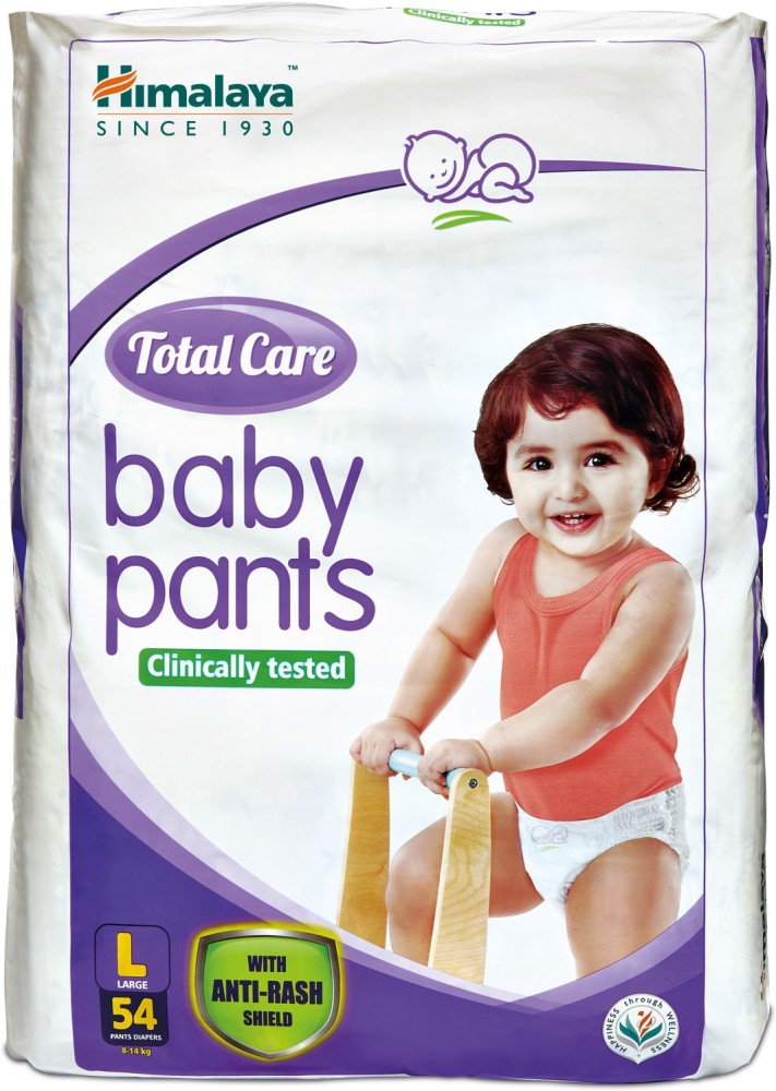 HIMALAYA TOTAL CARE BABY PANTS DIAPERSL54SPO2  L  Buy 108 HIMALAYA  Pant Diapers  Flipkartcom