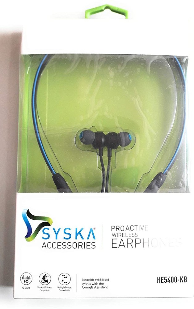 Syska bluetooth best sale headset he5400